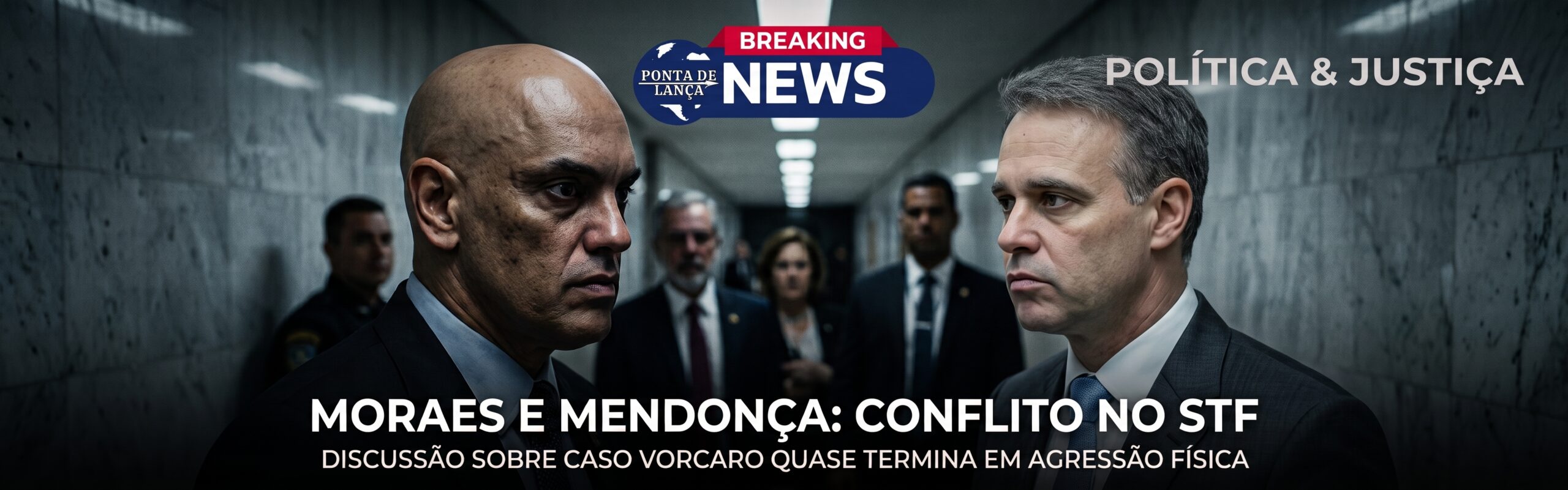 Tensão no STF: discussão entre Moraes e Mendonça sobre o caso Vorcaro quase termina em agressão física.