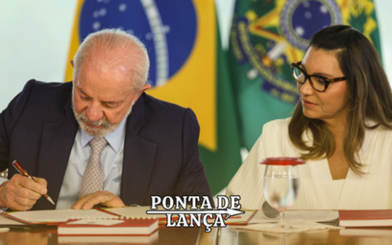 Decreto de Lula dá poder à primeira-dama Janja no Gabinete Pessoal da Presidência.