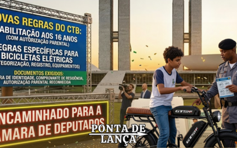 Novo CTB permite habilitar maior de 16 anos e coloca regra nas bicicletas elétricas.