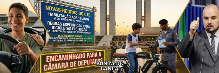 Novo CTB permite habilitar maior de 16 anos e coloca regra nas bicicletas elétricas.