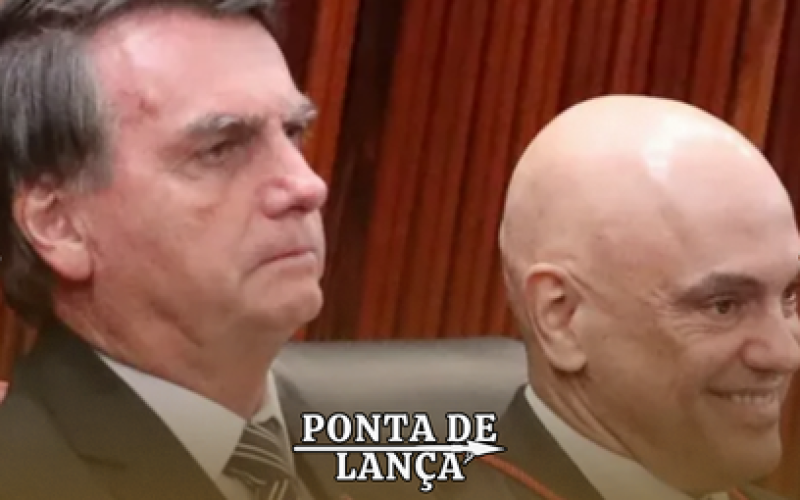 A pedido do PT, Moraes manda polícia penal monitorar a casa de Bolsonaro.