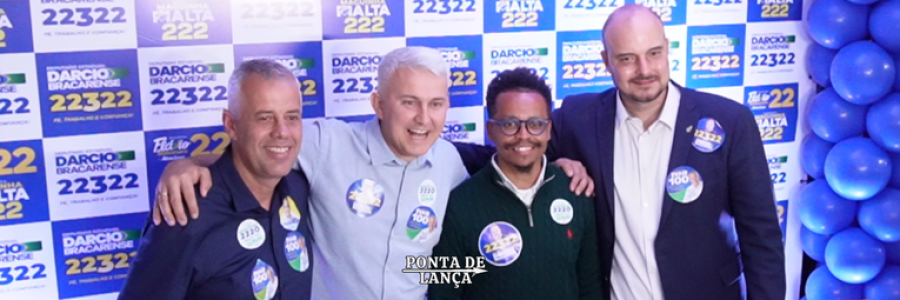 Com apoio de lideranças nacionais da direita, Darcio Bracarense lança candidatura a deputado estadual no ES.