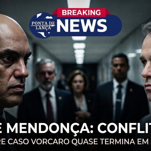 Tensão no STF: discussão entre Moraes e Mendonça sobre o caso Vorcaro quase termina em agressão física.