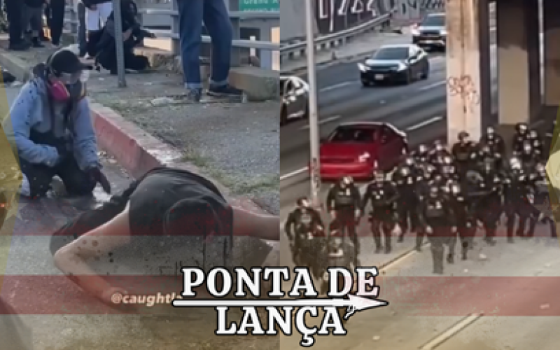 CAOS na Califórnia (Vídeo).