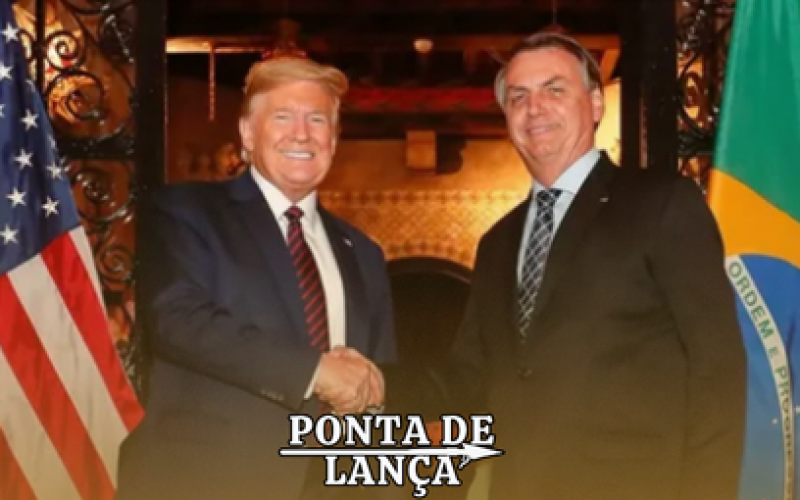 Presidente Donald Trump envia carta para Jair Bolsonaro.