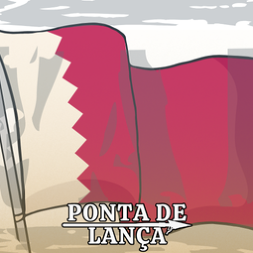 Em Doha, no Catar, pessoas correm desesperadas enquanto mísseis são interceptados no céu. (Vídeo)