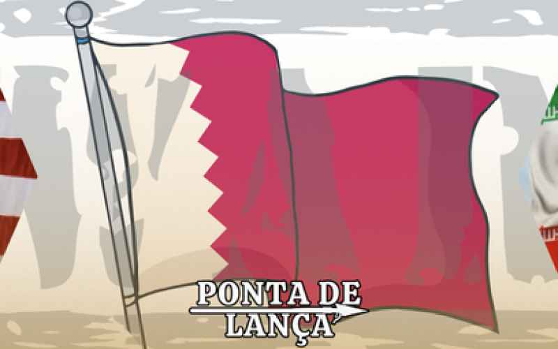 Em Doha, no Catar, pessoas correm desesperadas enquanto mísseis são interceptados no céu. (Vídeo)