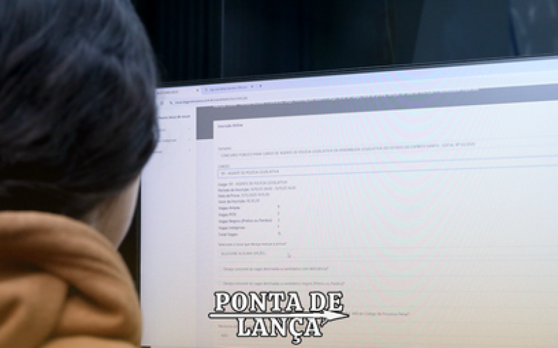 Inscrições para concurso da Assembleia se encerram nesta quinta (12+1)